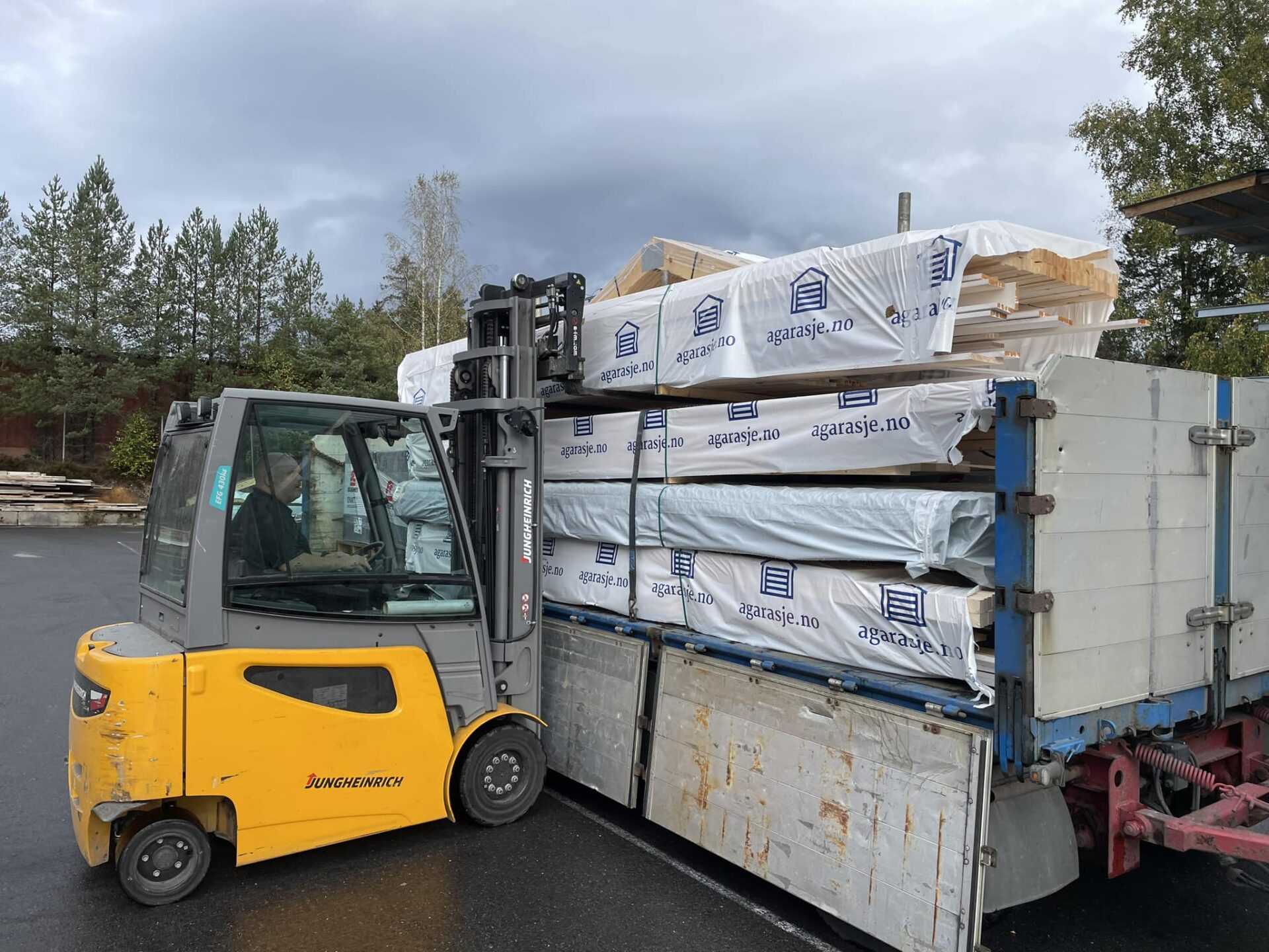 levering garasje byggsett i norge